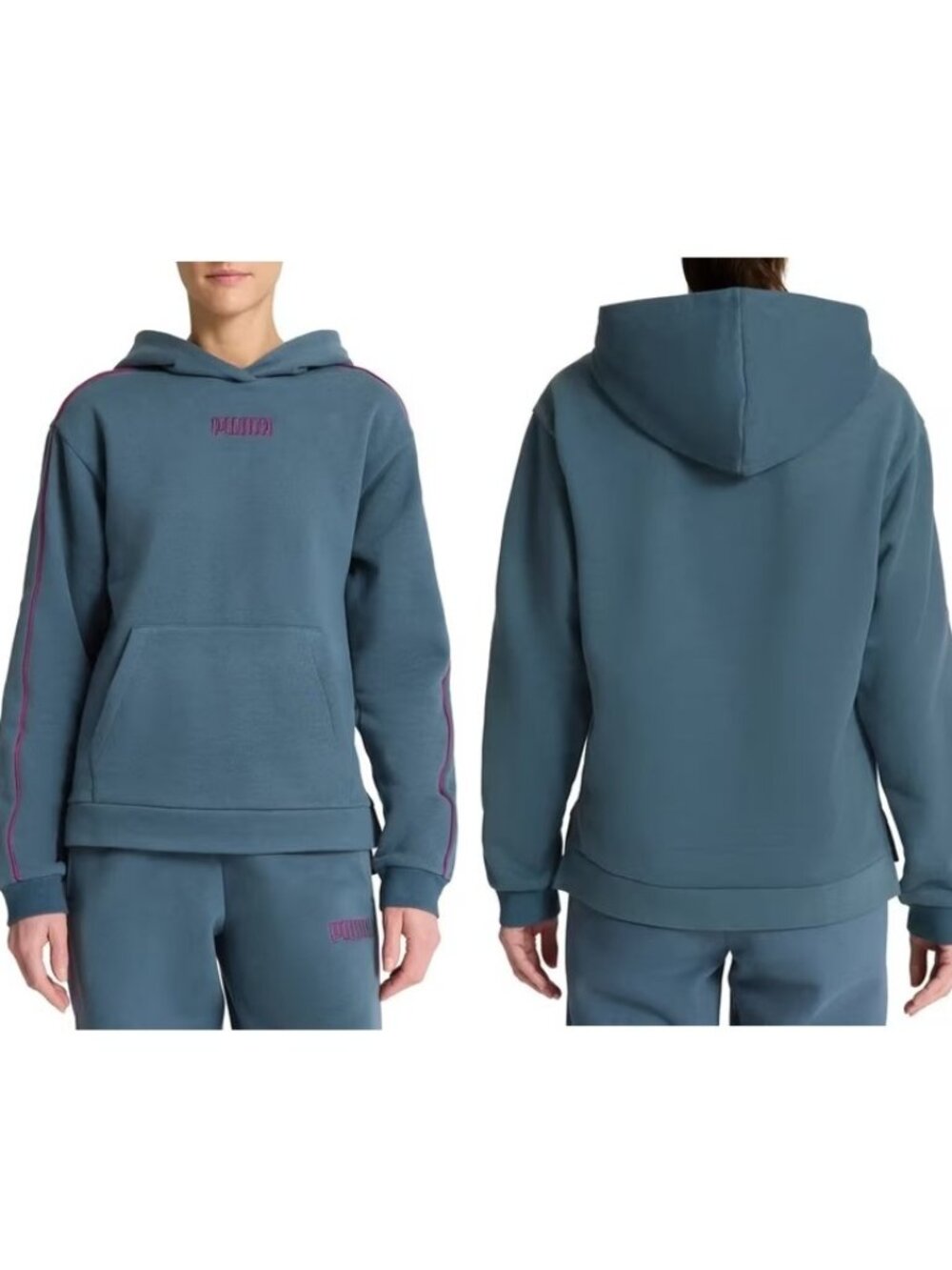 NWT PUMA Women's Long Sleeve Fleece Pullover Hoodie Size M